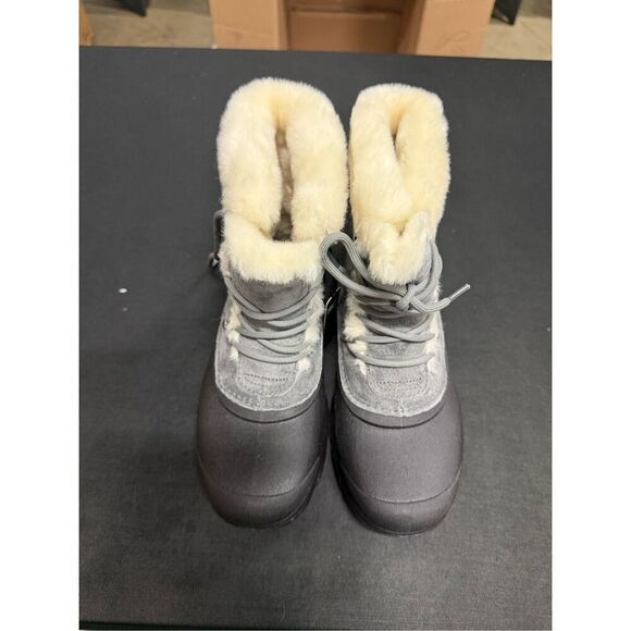 Sorel Snow Angel Quarry Black Waterproof Snow Boots 7 - Picture 2 of 6